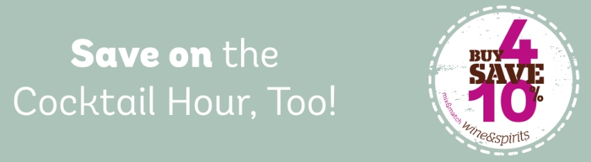 save on the cocktail hour, too!